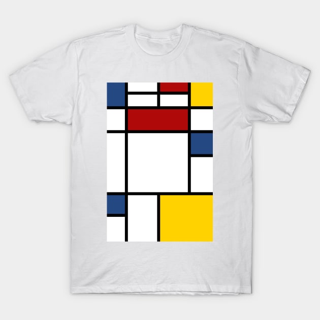 Mondrian Art T-Shirt by Revived.Arts